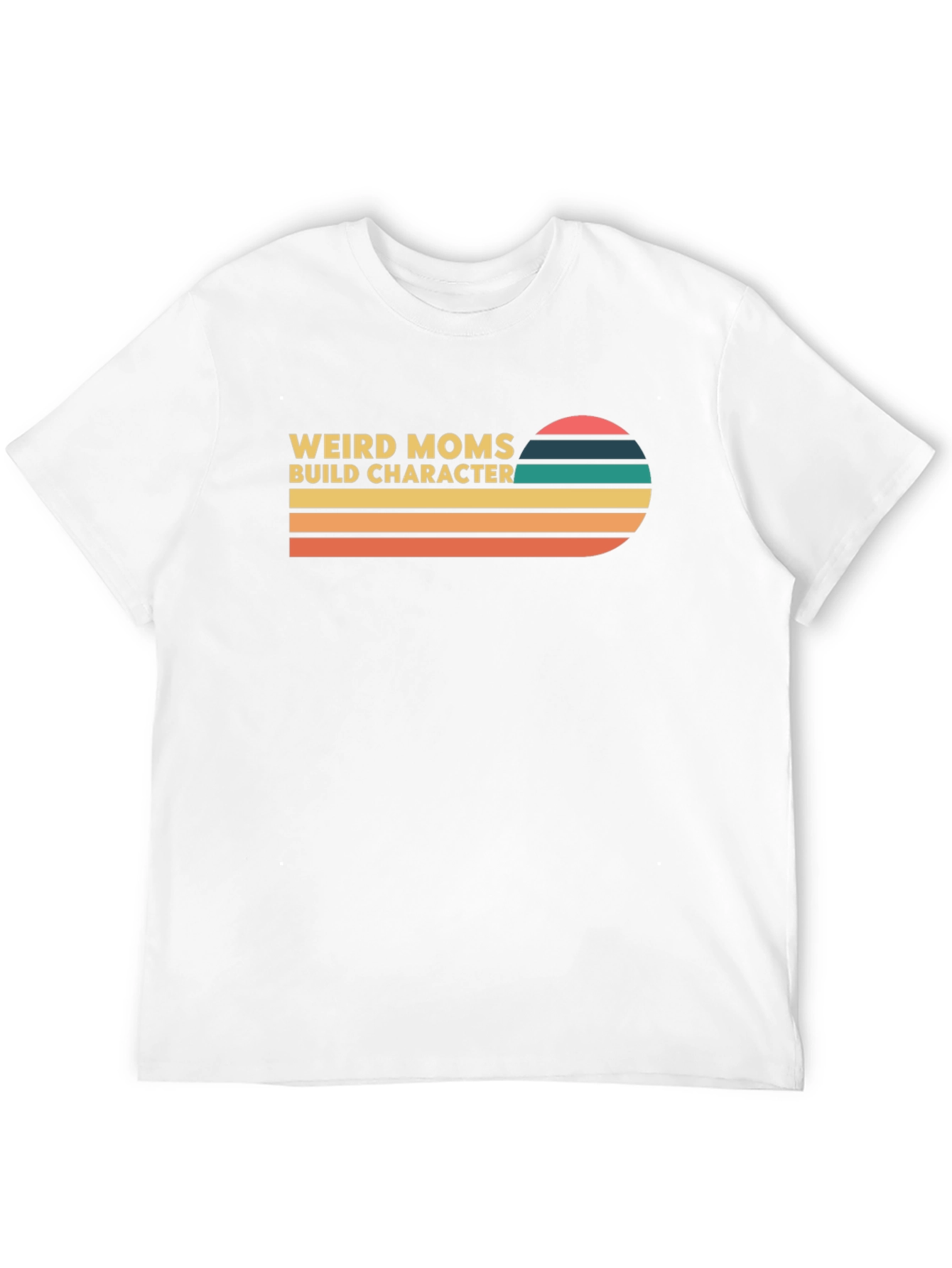 Weird Moms Build Character Retro Tee