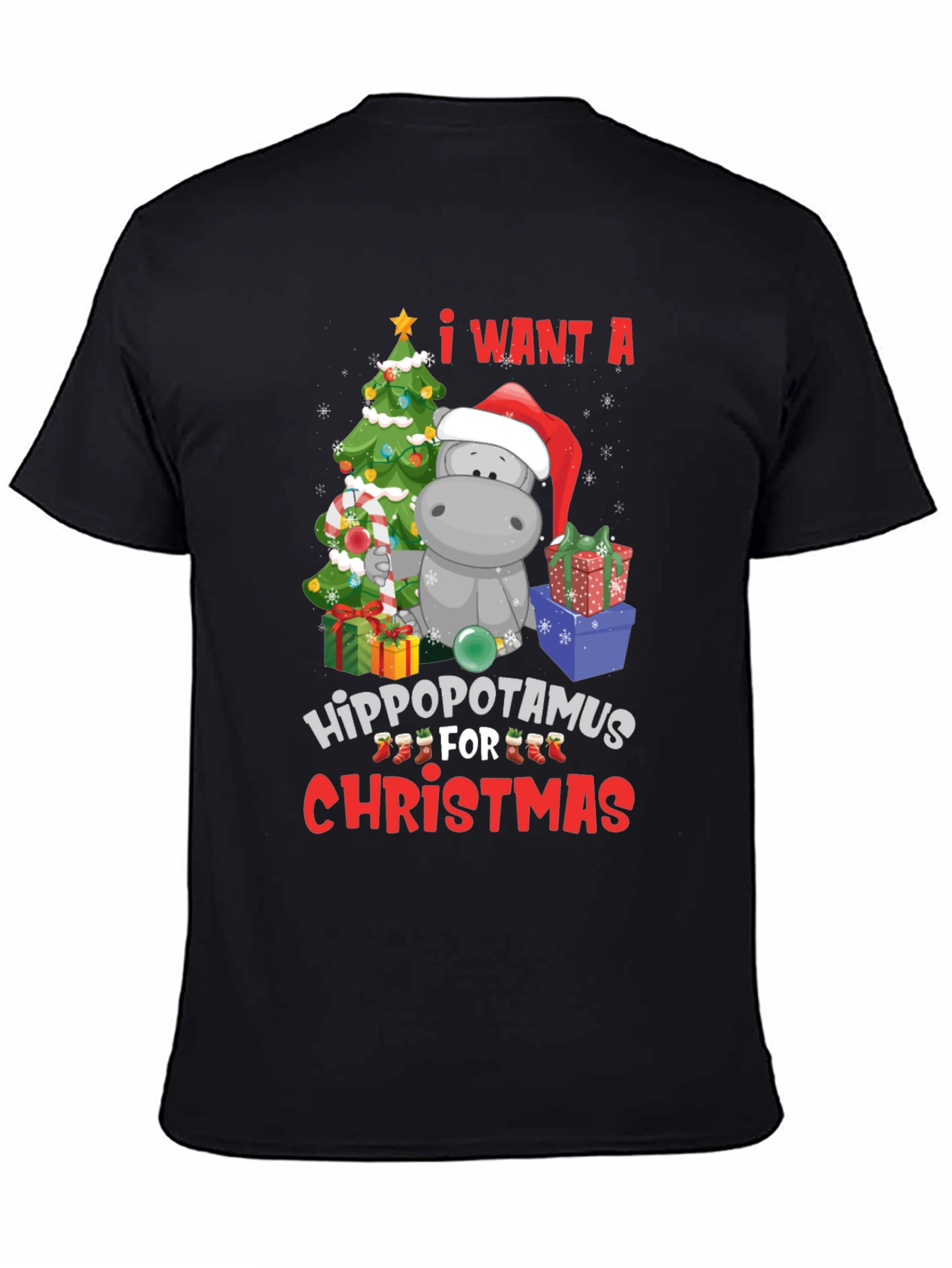 I Want a Hippopotamus for Christmas T-Shirt