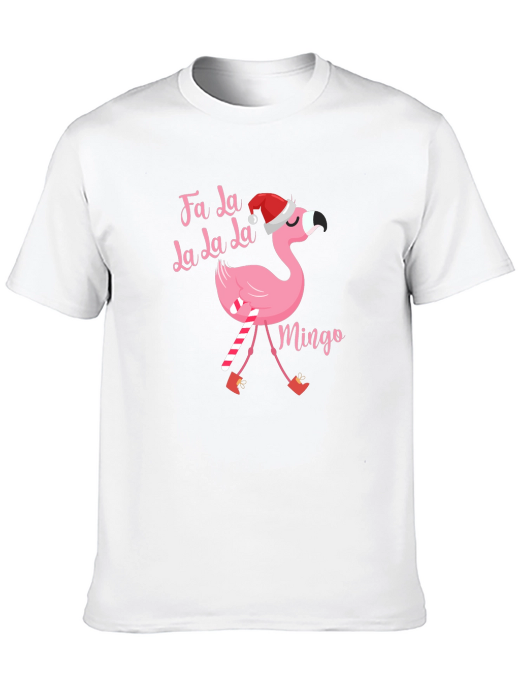 Fa La La Flamingo Christmas T-Shirt
