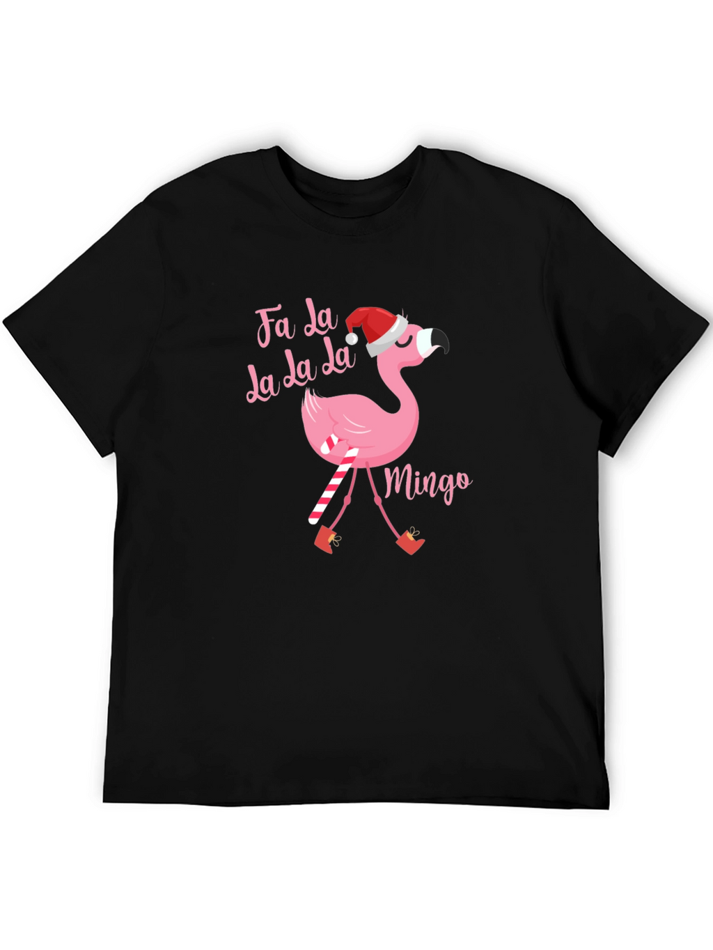 Fa La La Flamingo Christmas T-Shirt