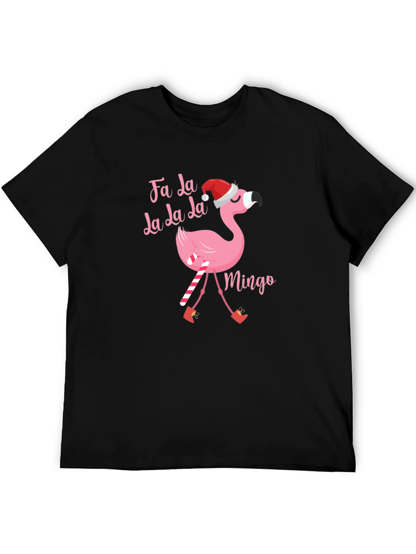 Fa La La Flamingo Christmas T-Shirt