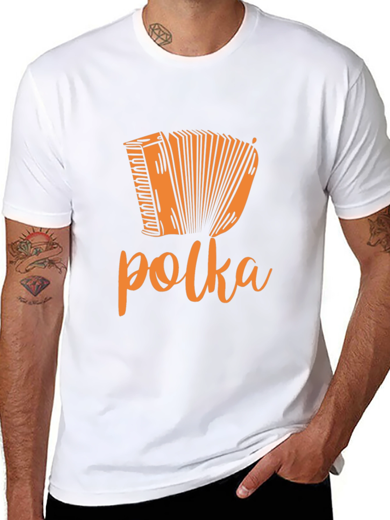 Polka Accordion T-Shirt - Music Lover Tee