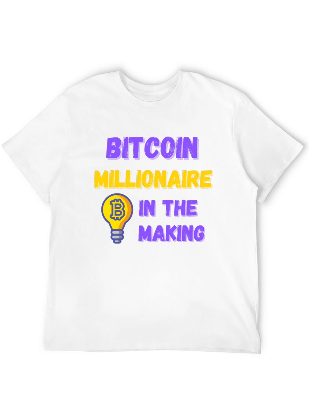 Bitcoin Millionaire in the Making Black T-Shirt