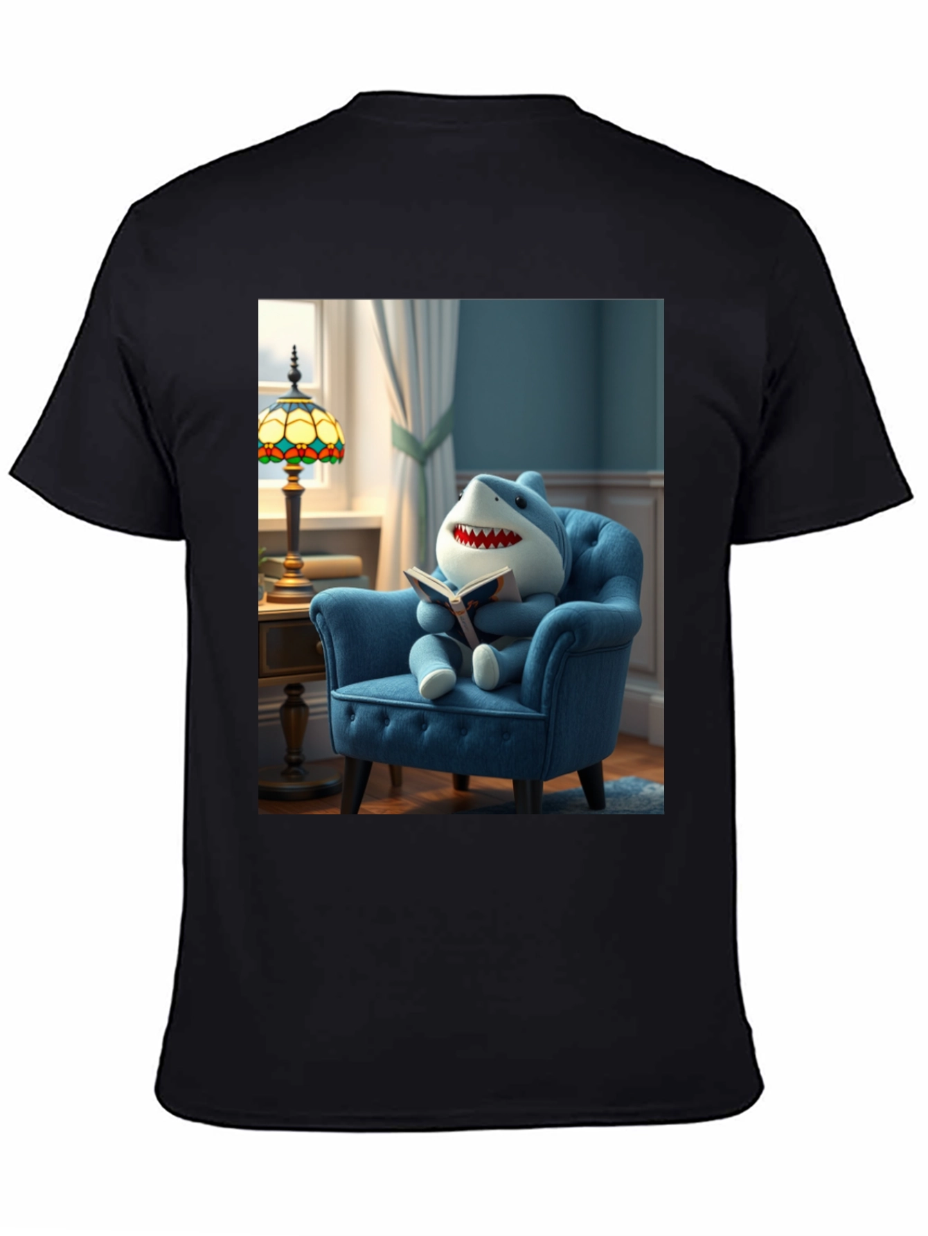 Shark Reading Book T-Shirt