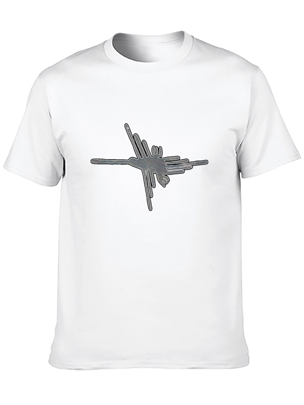 Nazca Lines Hummingbird Tee - Graphic Print Shirt