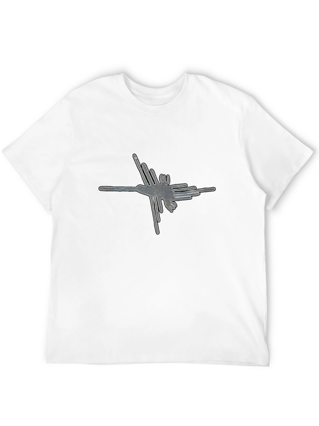 Nazca Lines Hummingbird Tee - Graphic Print Shirt