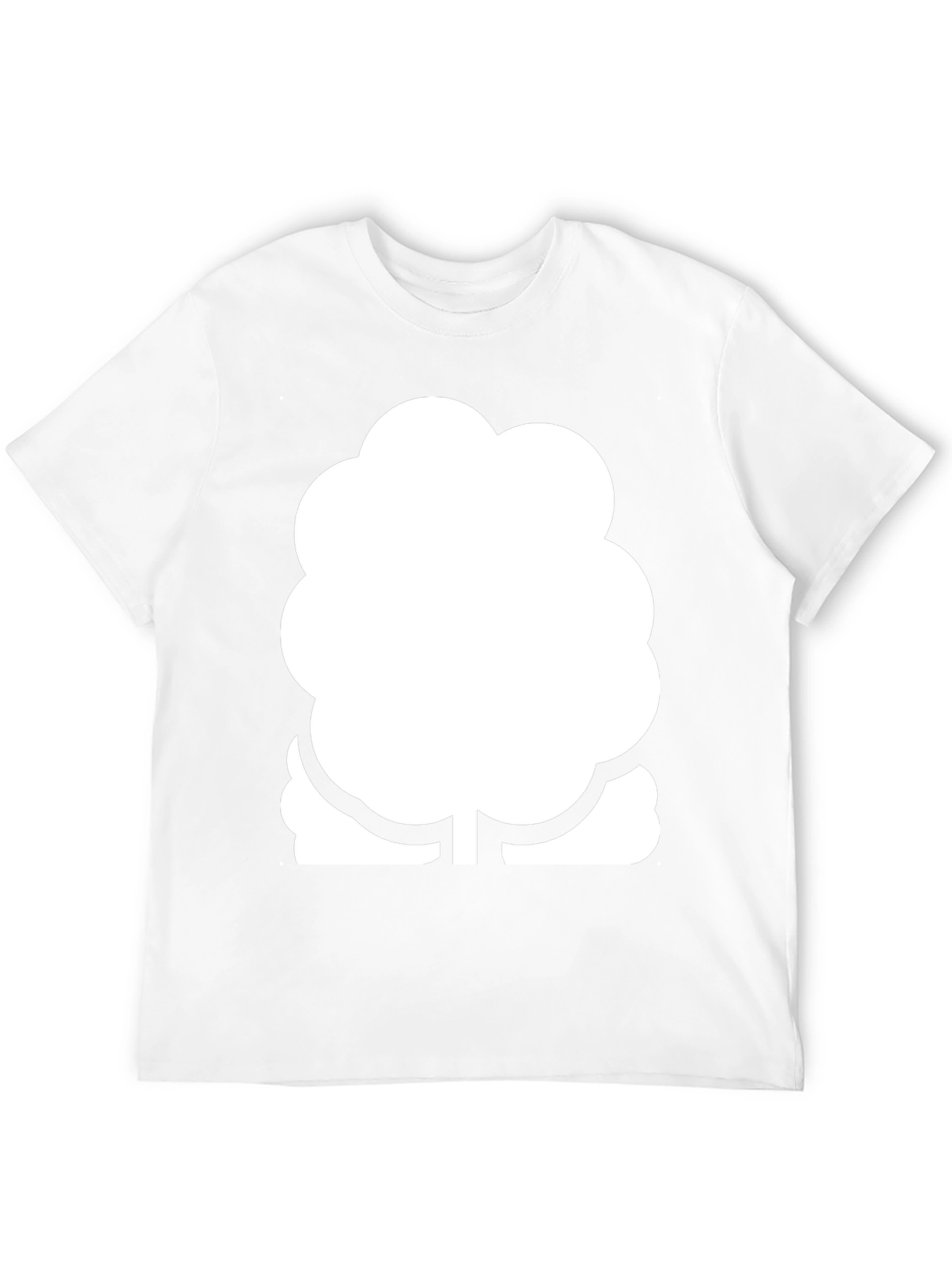 Modern Tree Graphic Black T-Shirt