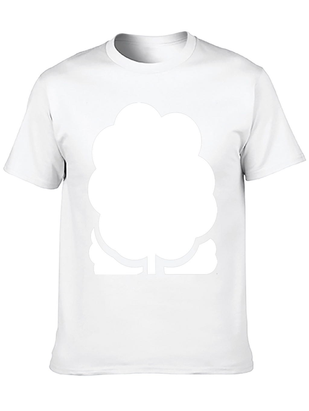 Modern Tree Graphic Black T-Shirt