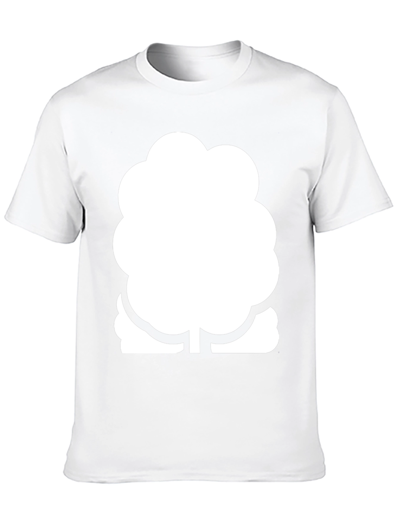 Modern Tree Graphic Black T-Shirt