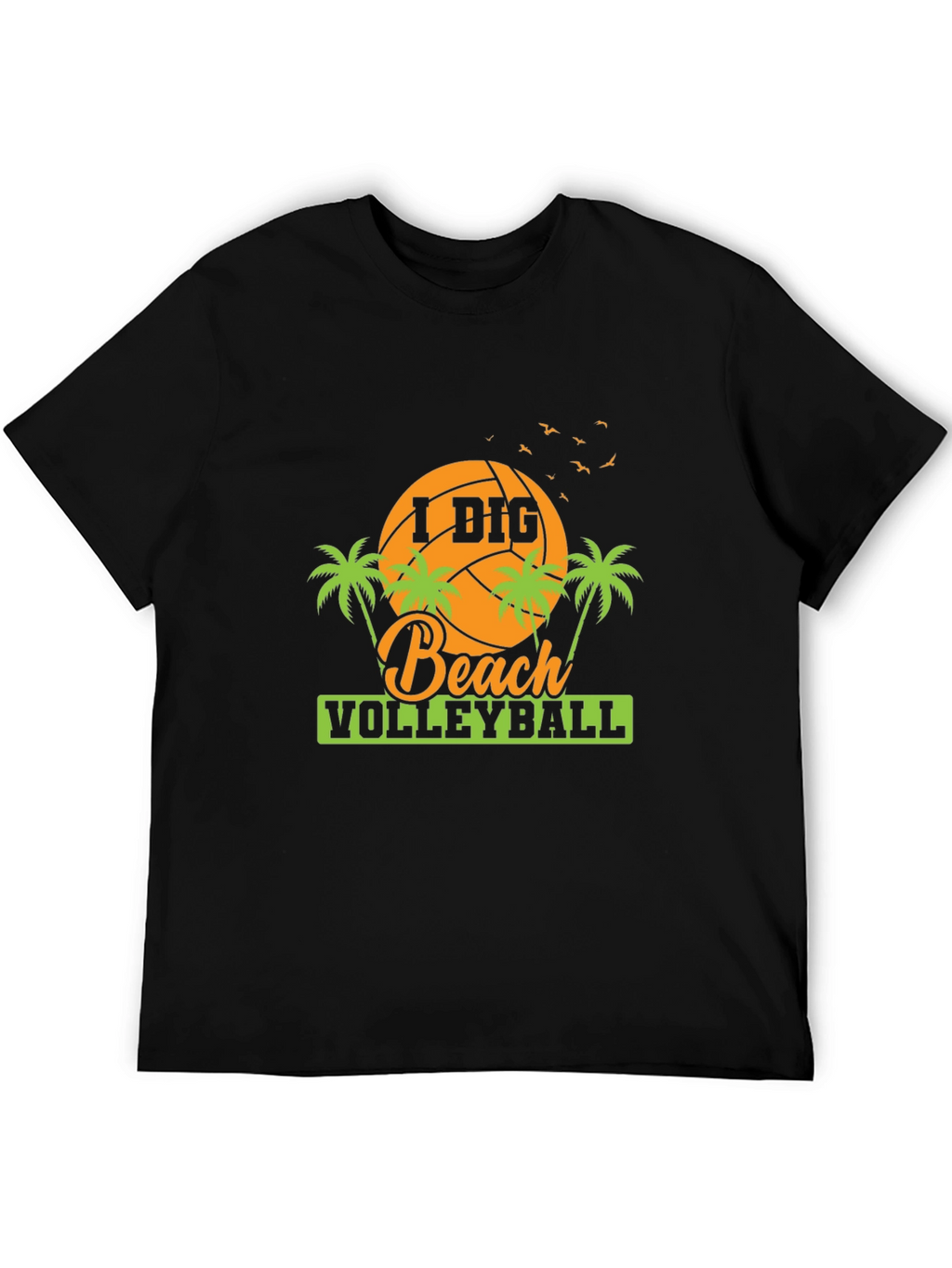 I Dig Beach Volleyball Graphic Tee