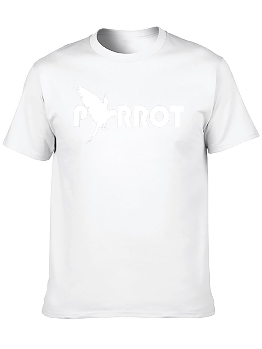 Parrot Graphic Tee - Mens Black Crew Neck T-Shirt