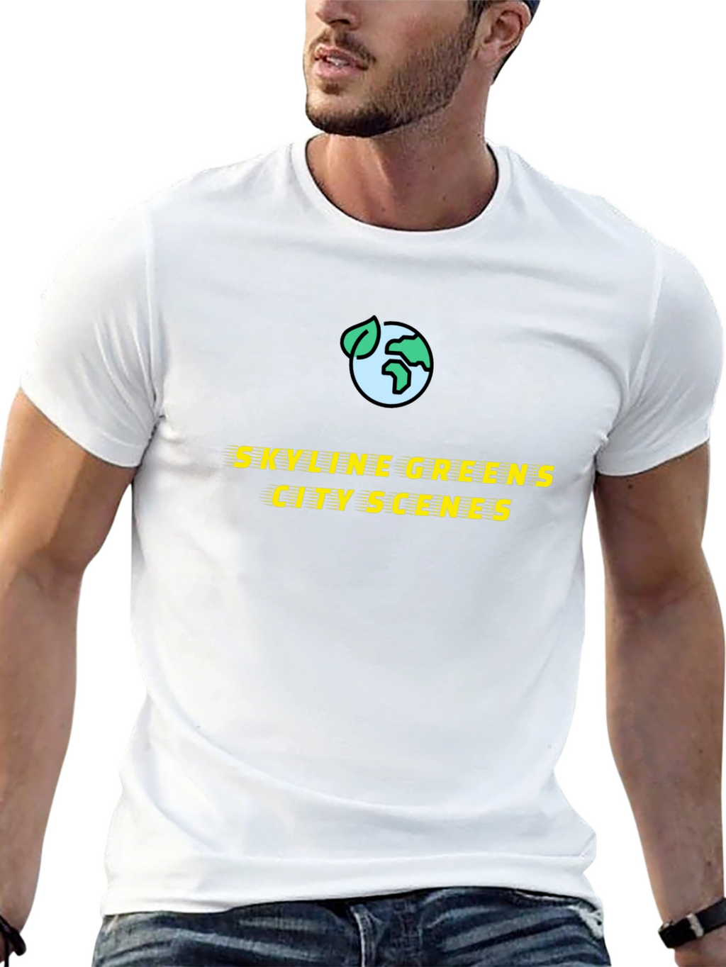 Skyline Greens City Scenes Graphic T-Shirt