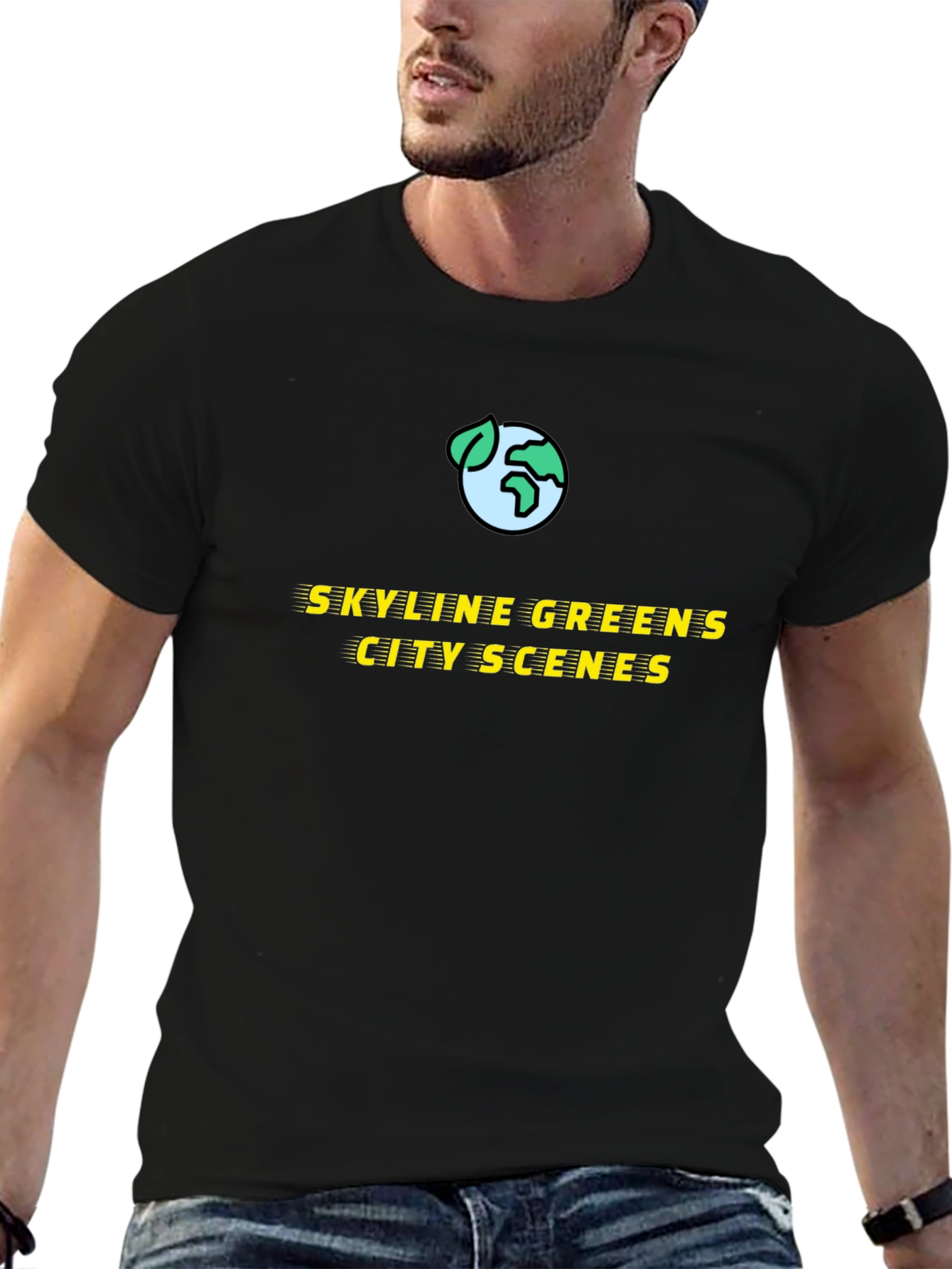 Skyline Greens City Scenes Graphic T-Shirt
