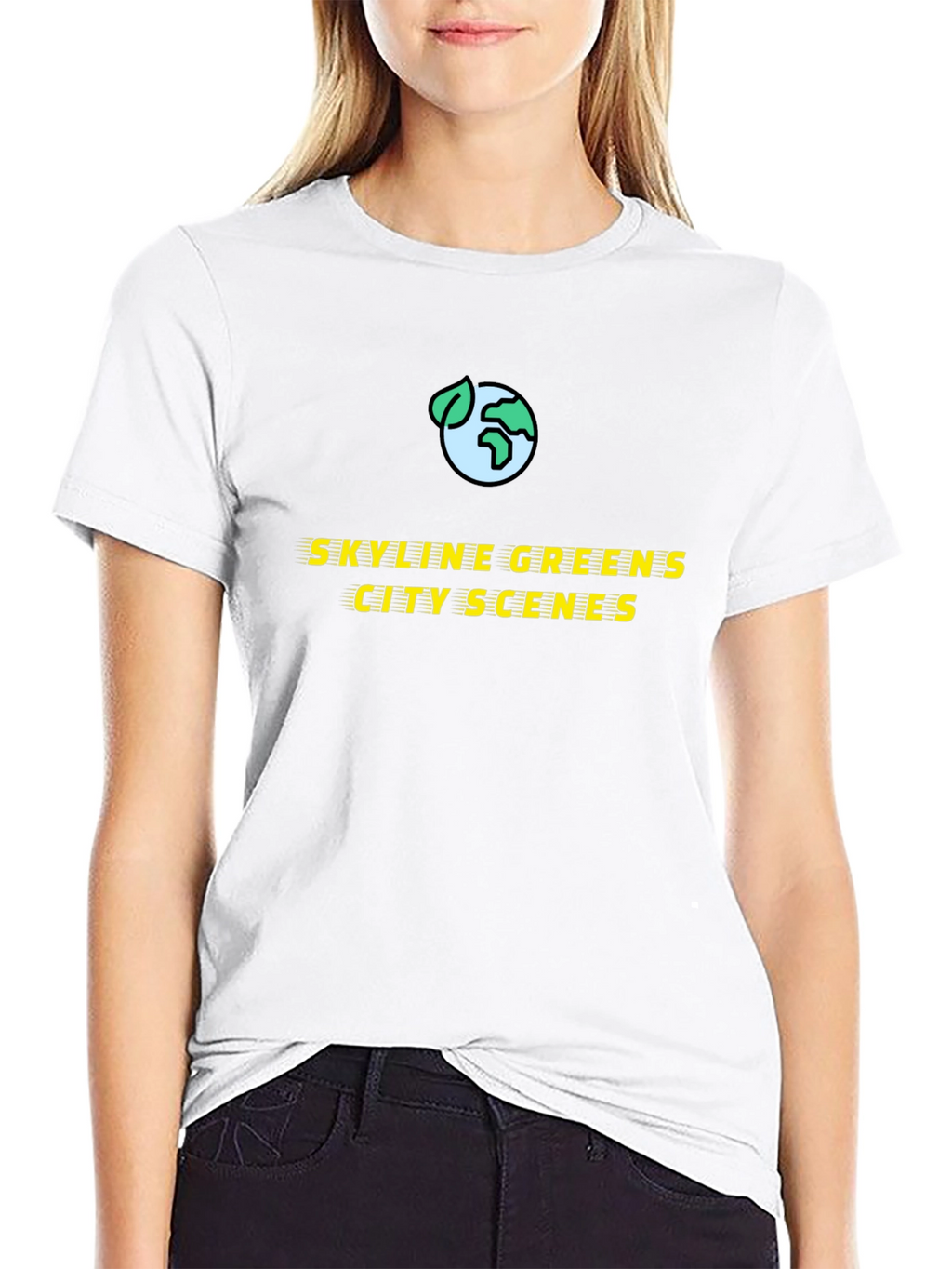 Skyline Greens City Scenes Graphic T-Shirt