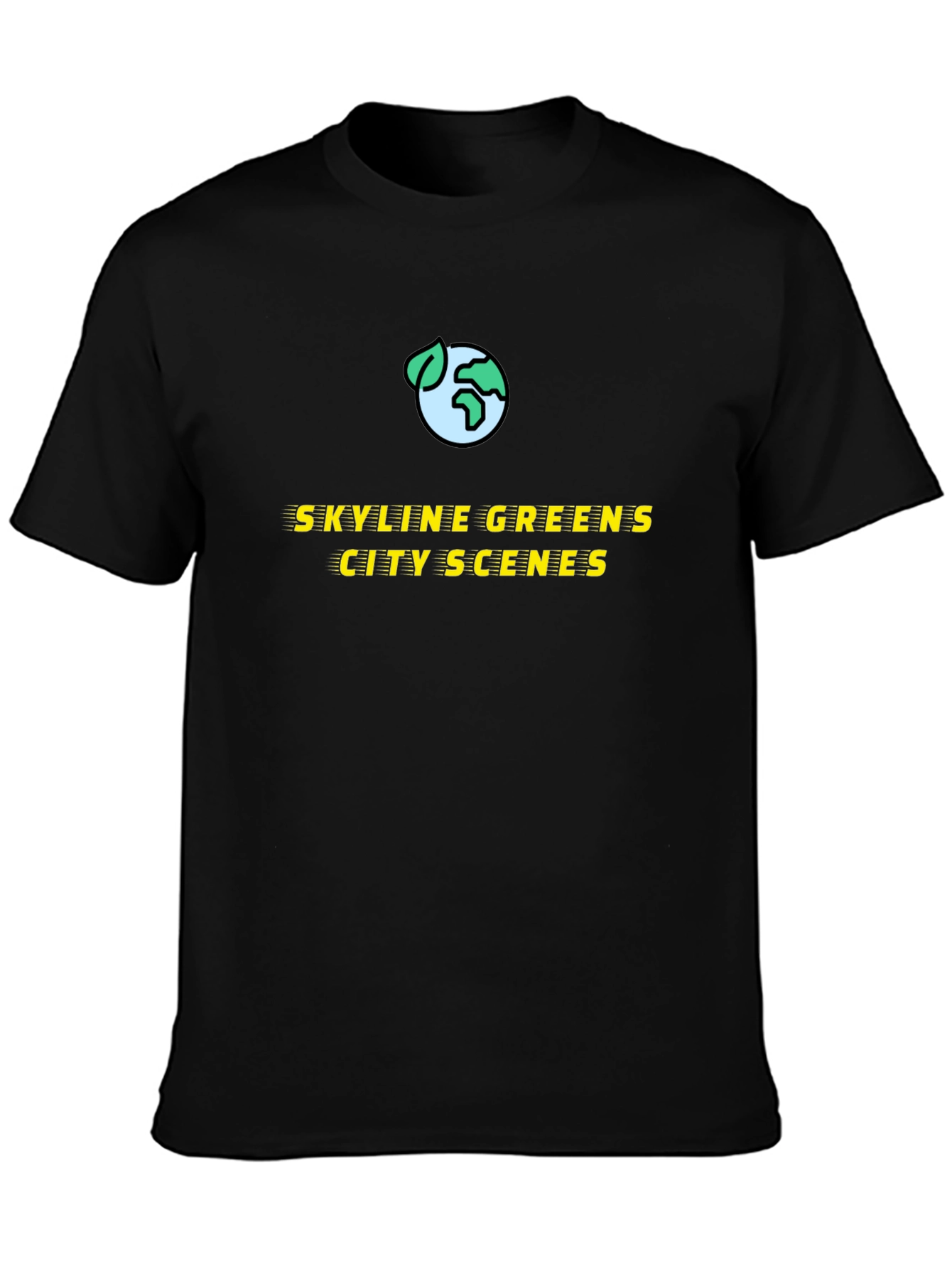 Skyline Greens City Scenes Graphic T-Shirt