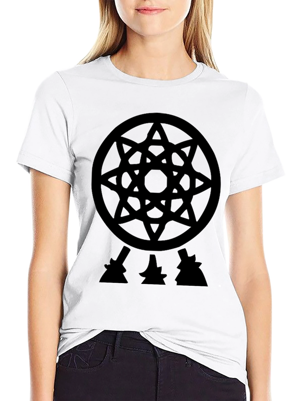 Esoteric Symbol Graphic T-Shirt