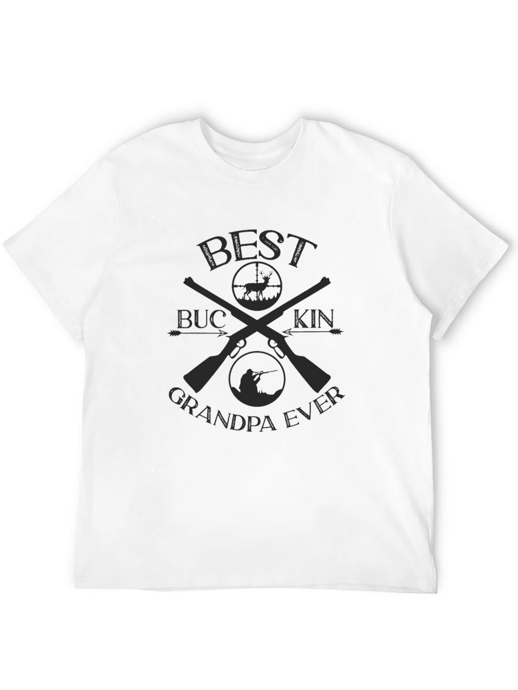 Best Buckin Grandpa Ever Mens T-Shirt