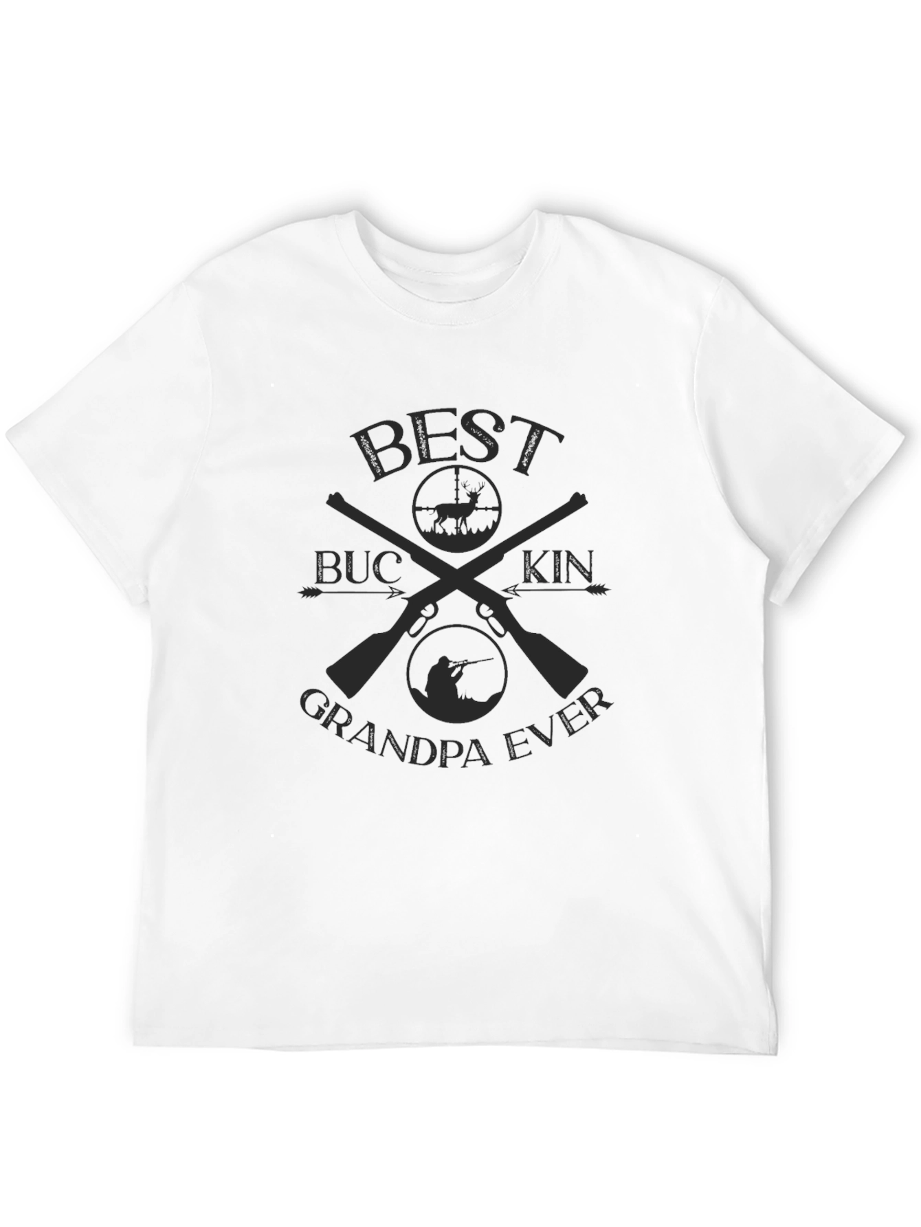 Best Buckin Grandpa Ever Mens T-Shirt