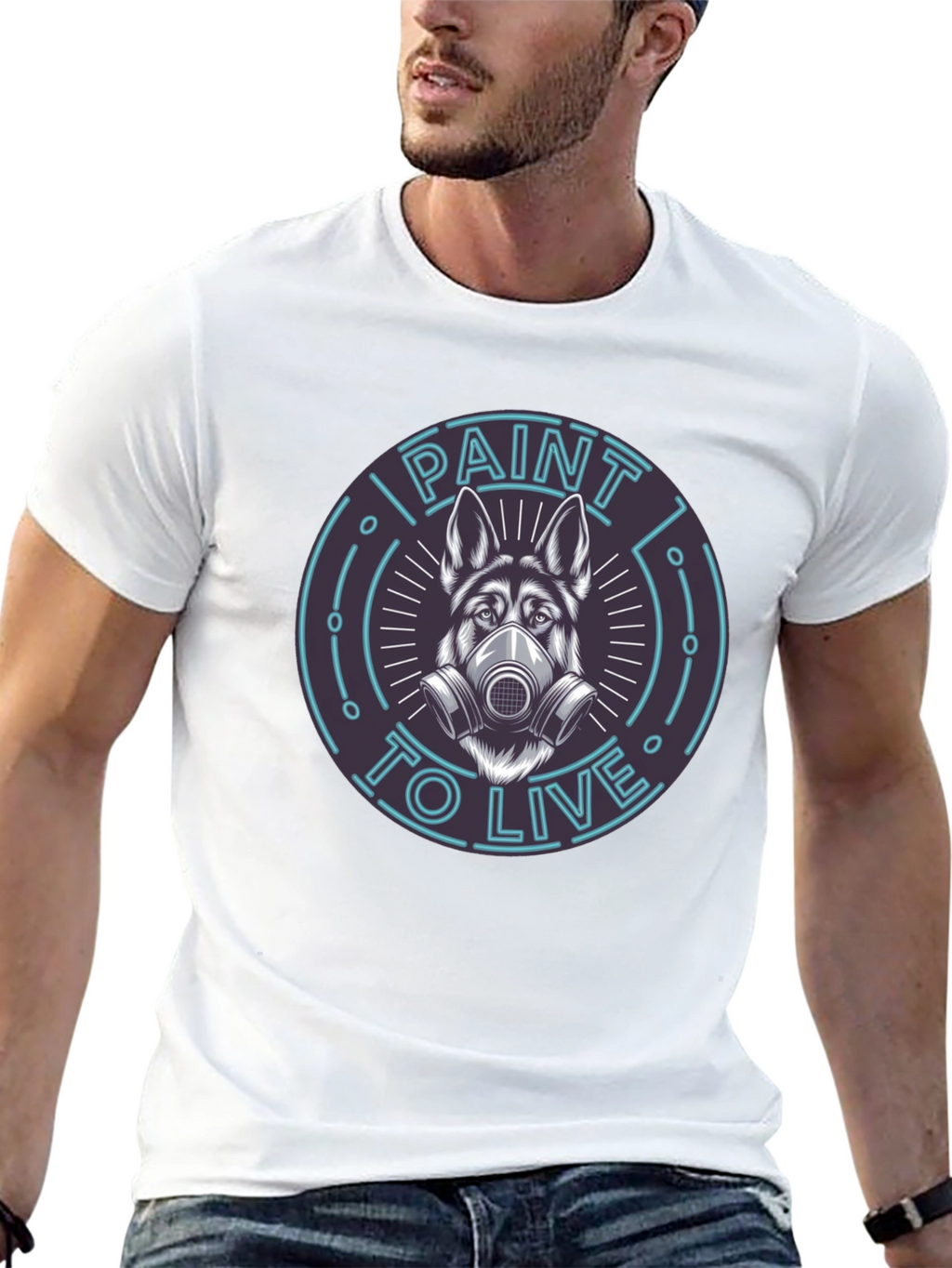 Paint to Live Graphic T-Shirt