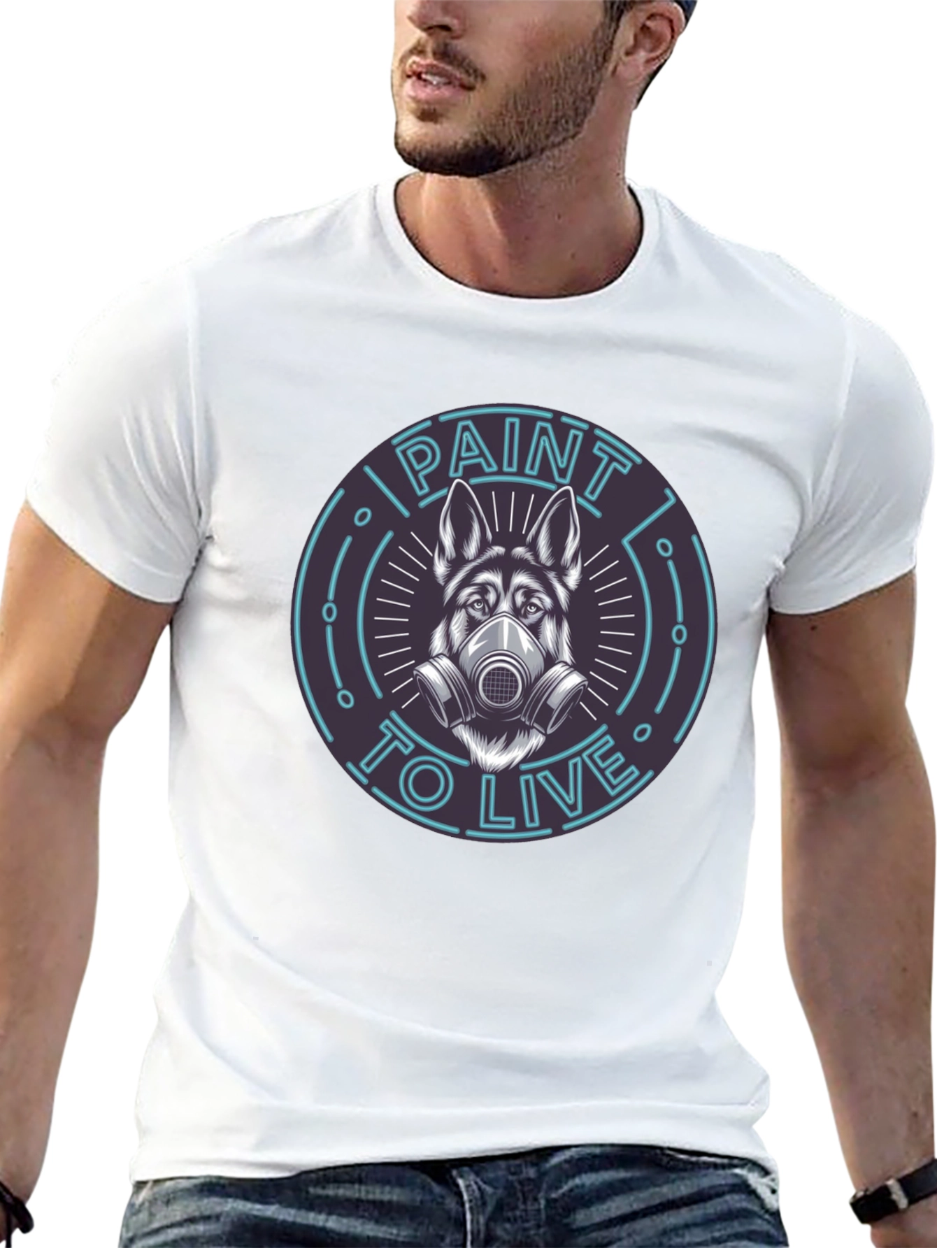 Paint to Live Graphic T-Shirt