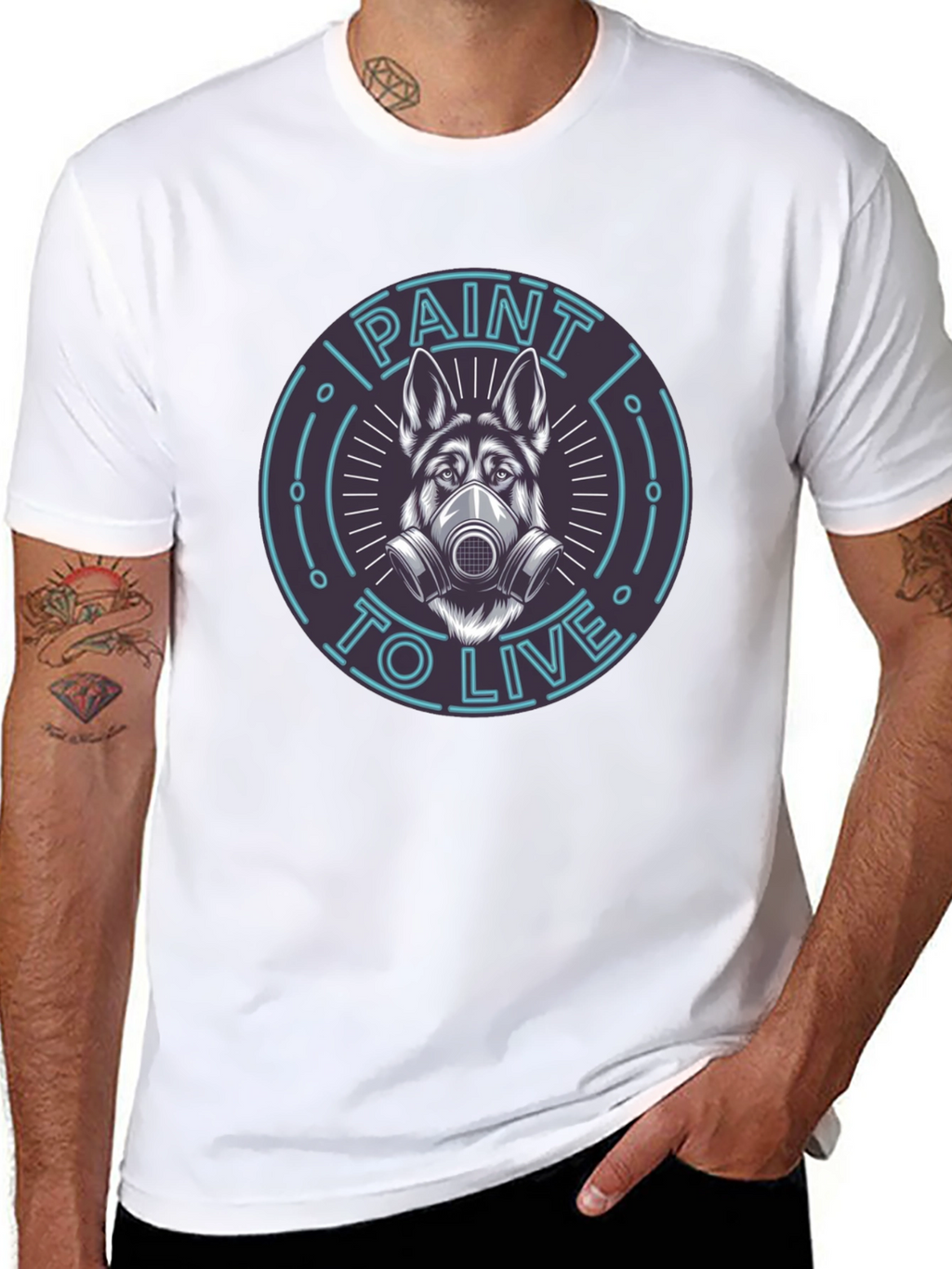 Paint to Live Graphic T-Shirt