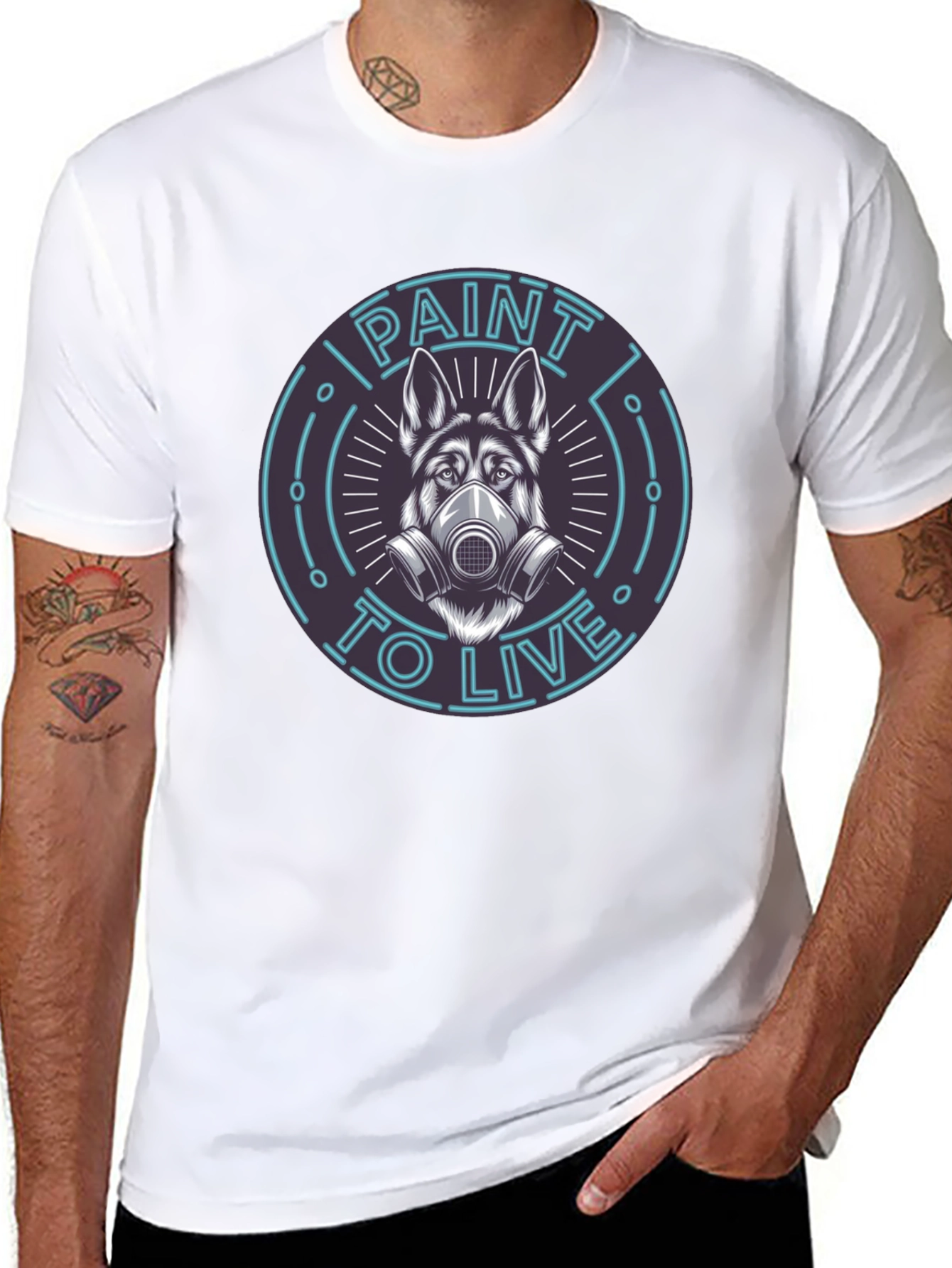 Paint to Live Graphic T-Shirt