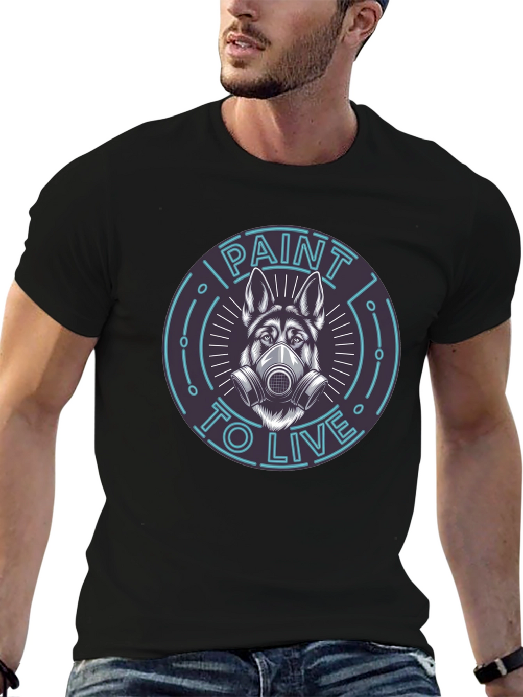 Paint to Live Graphic T-Shirt