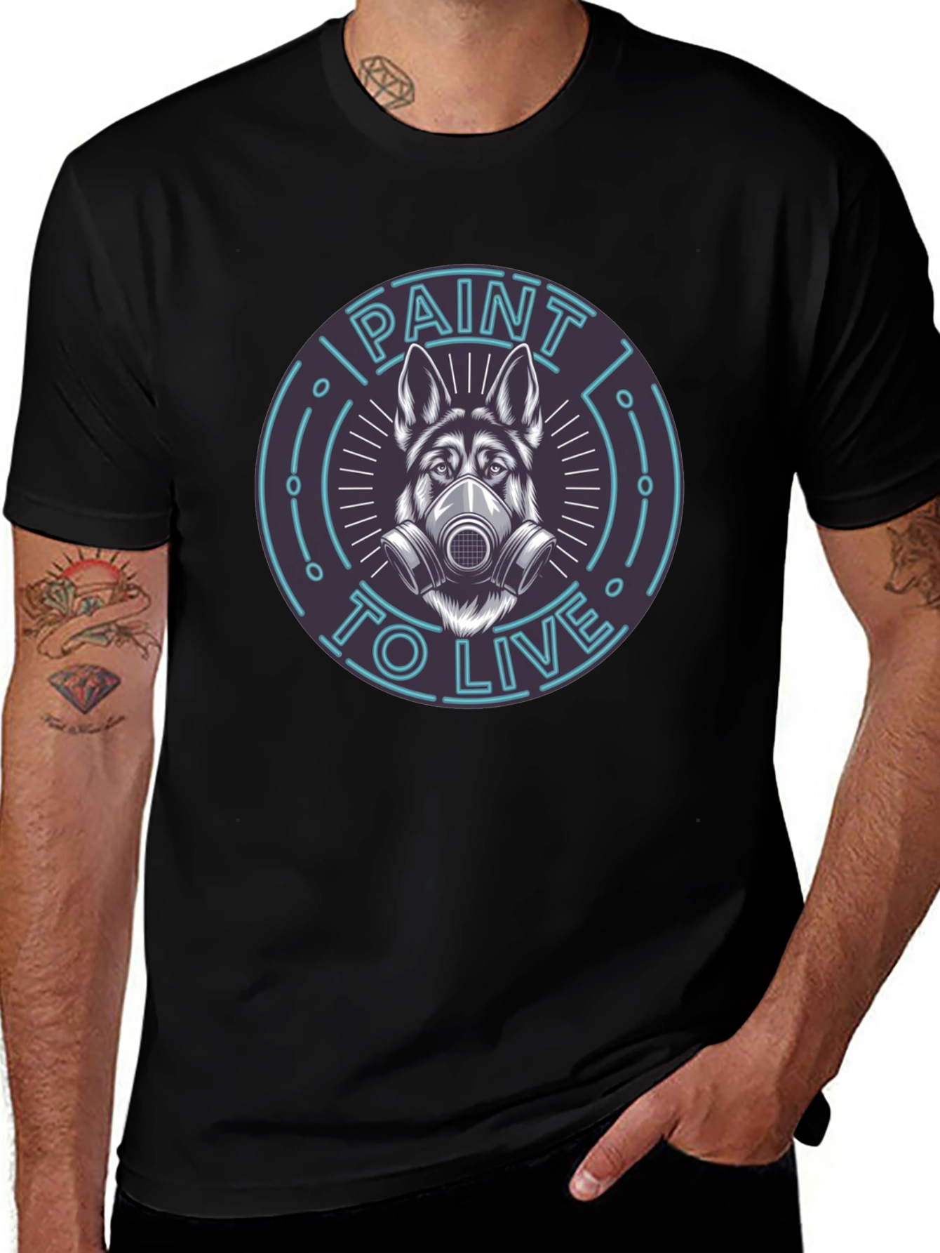Paint to Live Graphic T-Shirt