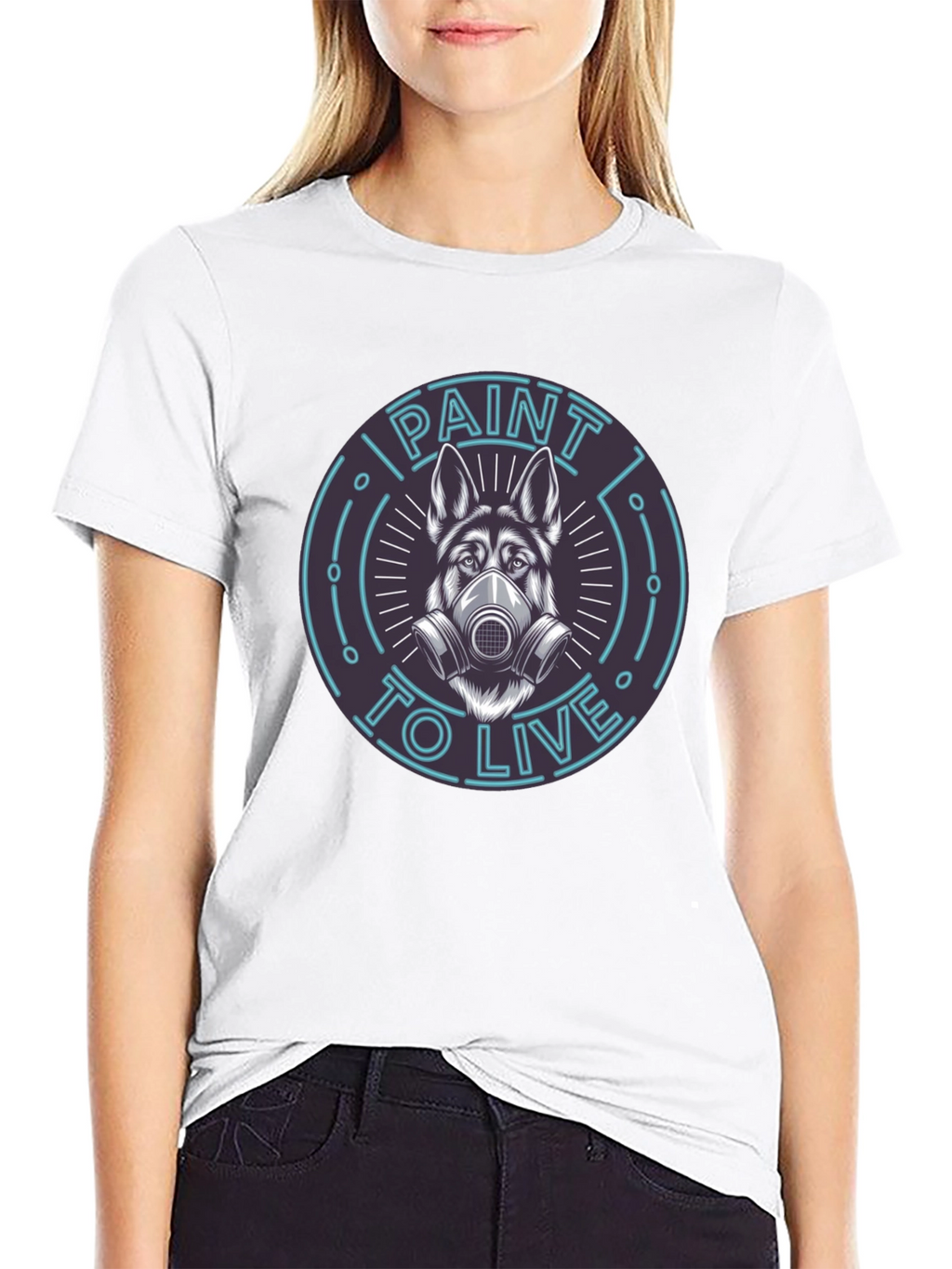 Paint to Live Graphic T-Shirt
