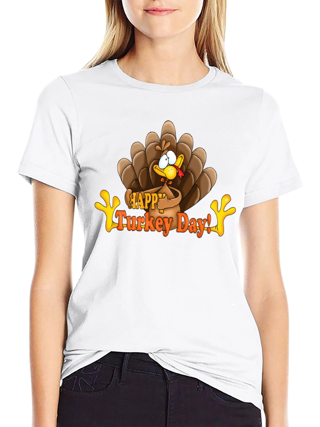 Happy Turkey Day Graphic T-Shirt