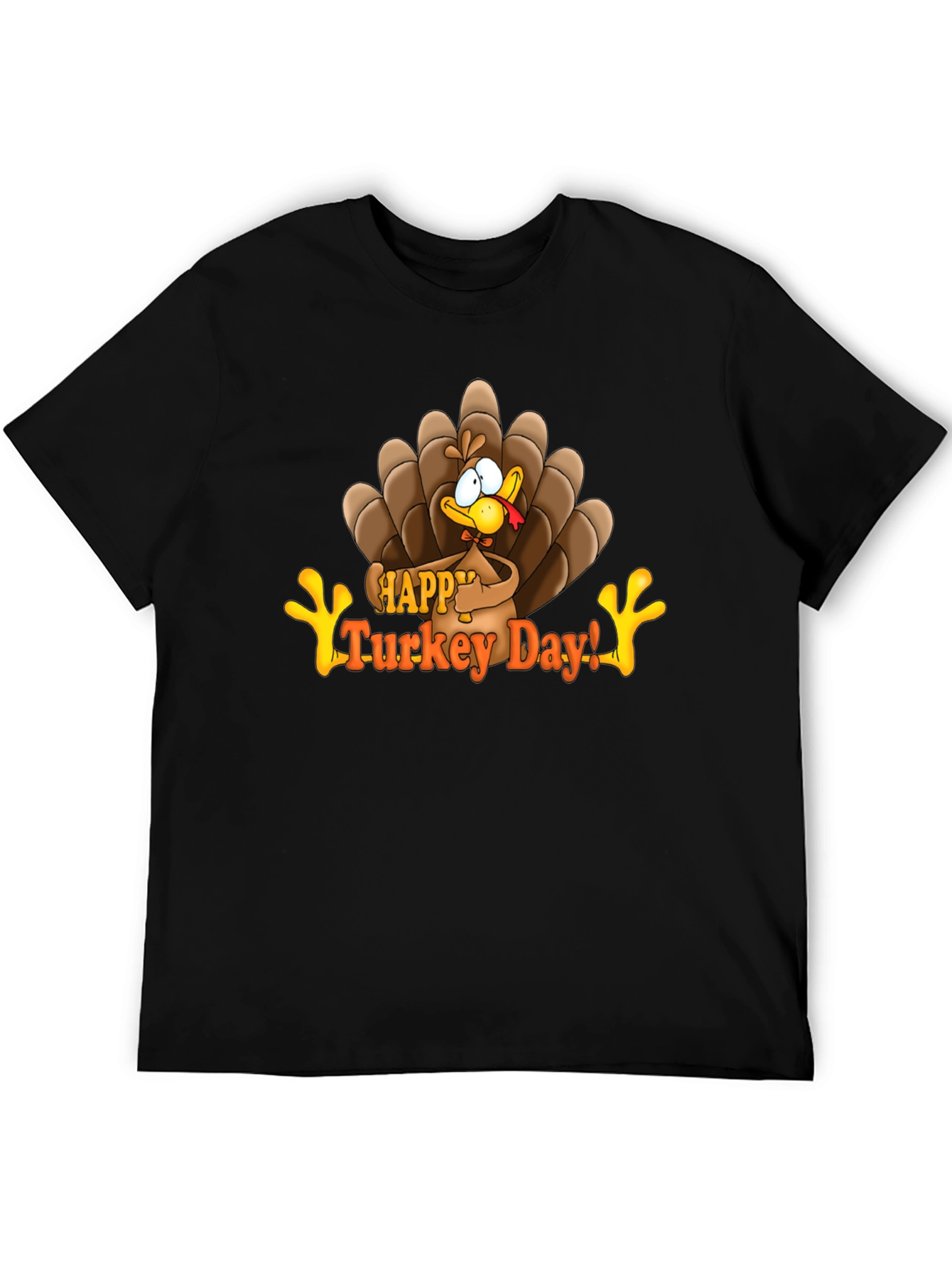 Happy Turkey Day Graphic T-Shirt