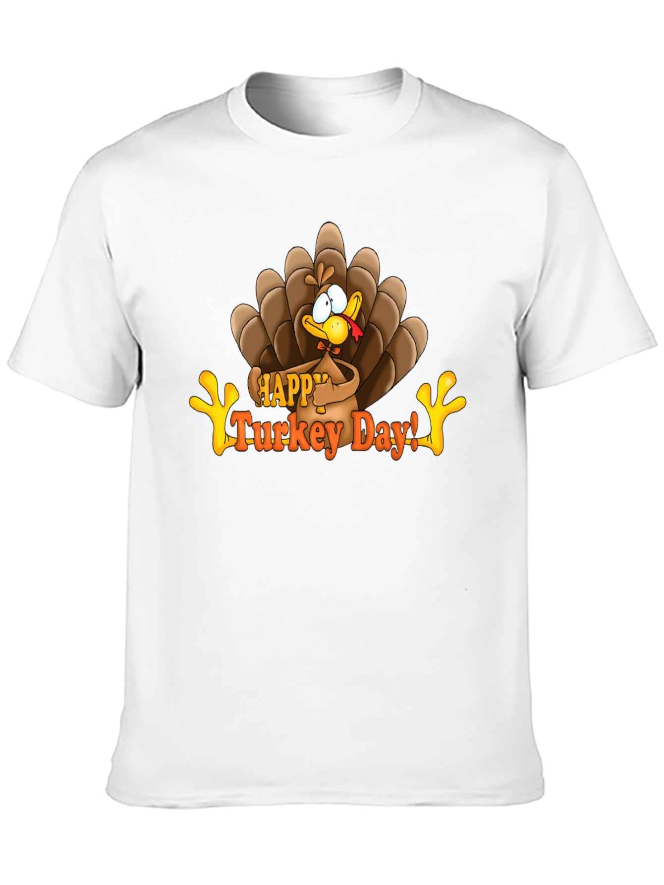 Happy Turkey Day Graphic T-Shirt