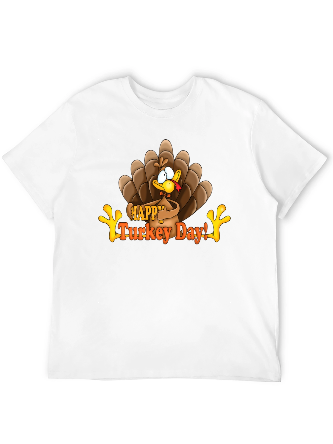 Happy Turkey Day Graphic T-Shirt