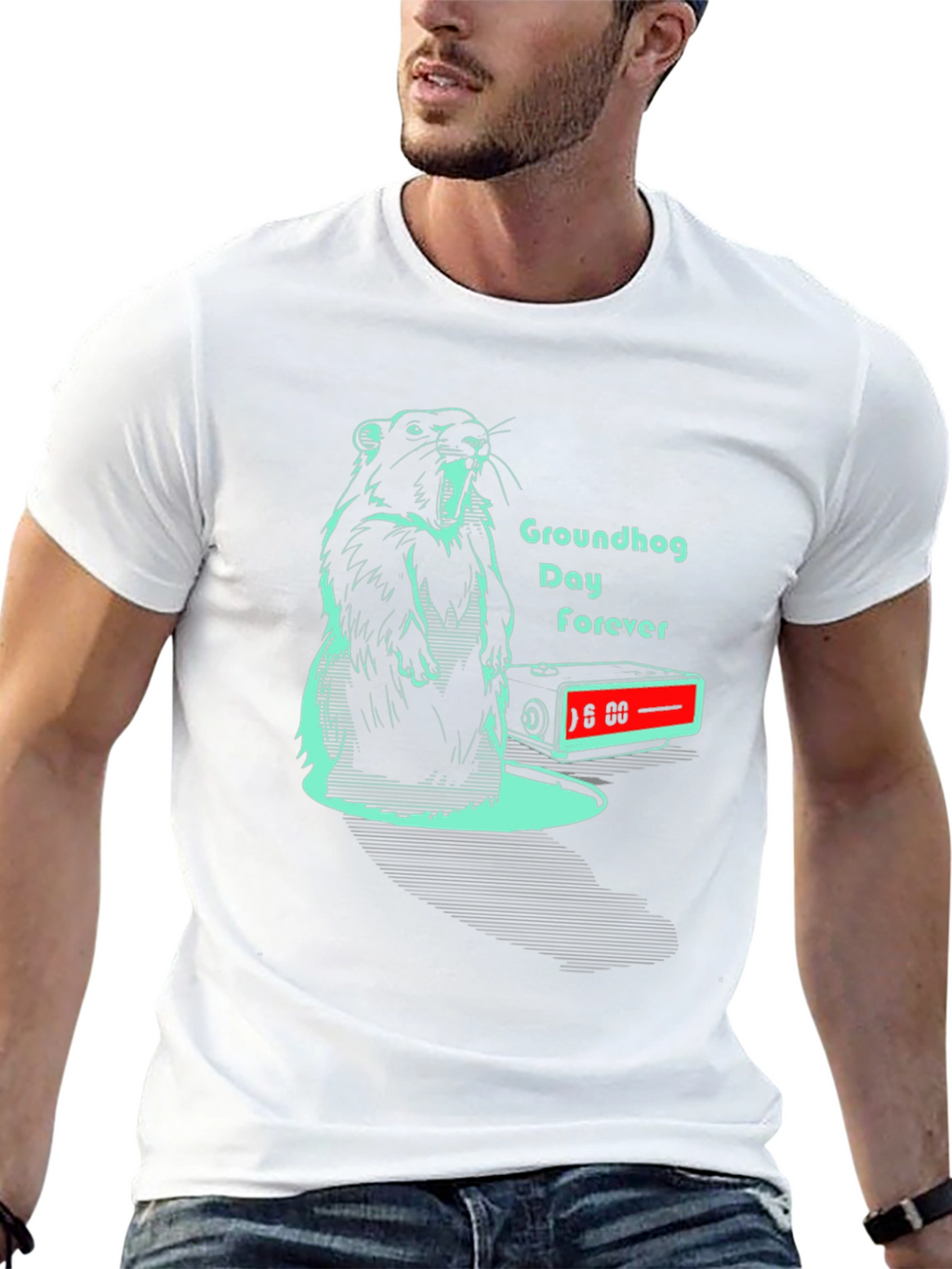 Groundhog Day Forever Graphic T-Shirt