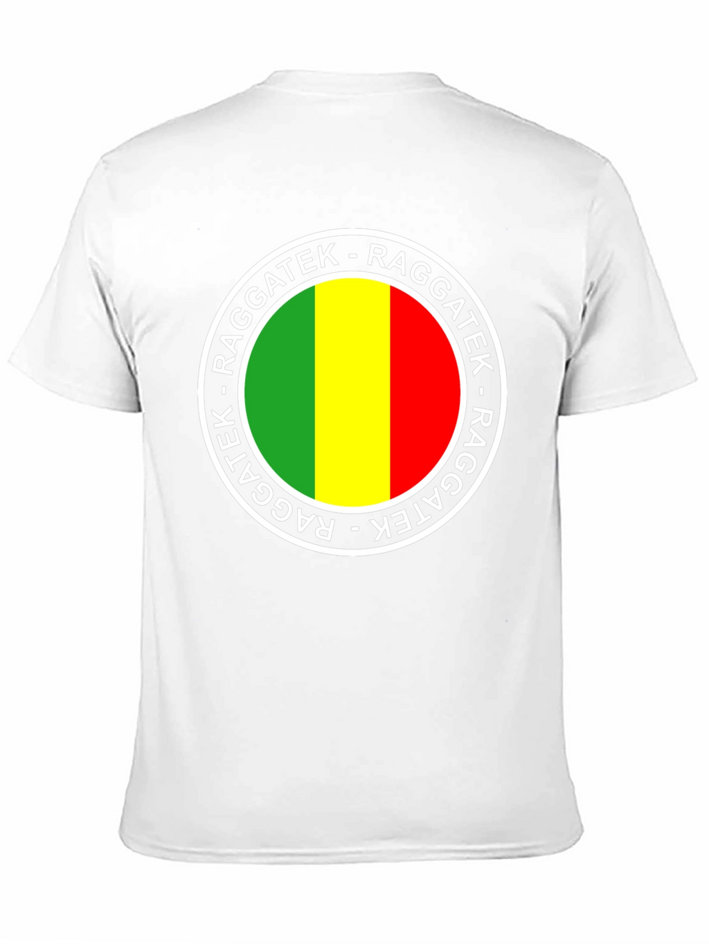 Raggatek Graphic Tee - Green Yellow Red Design