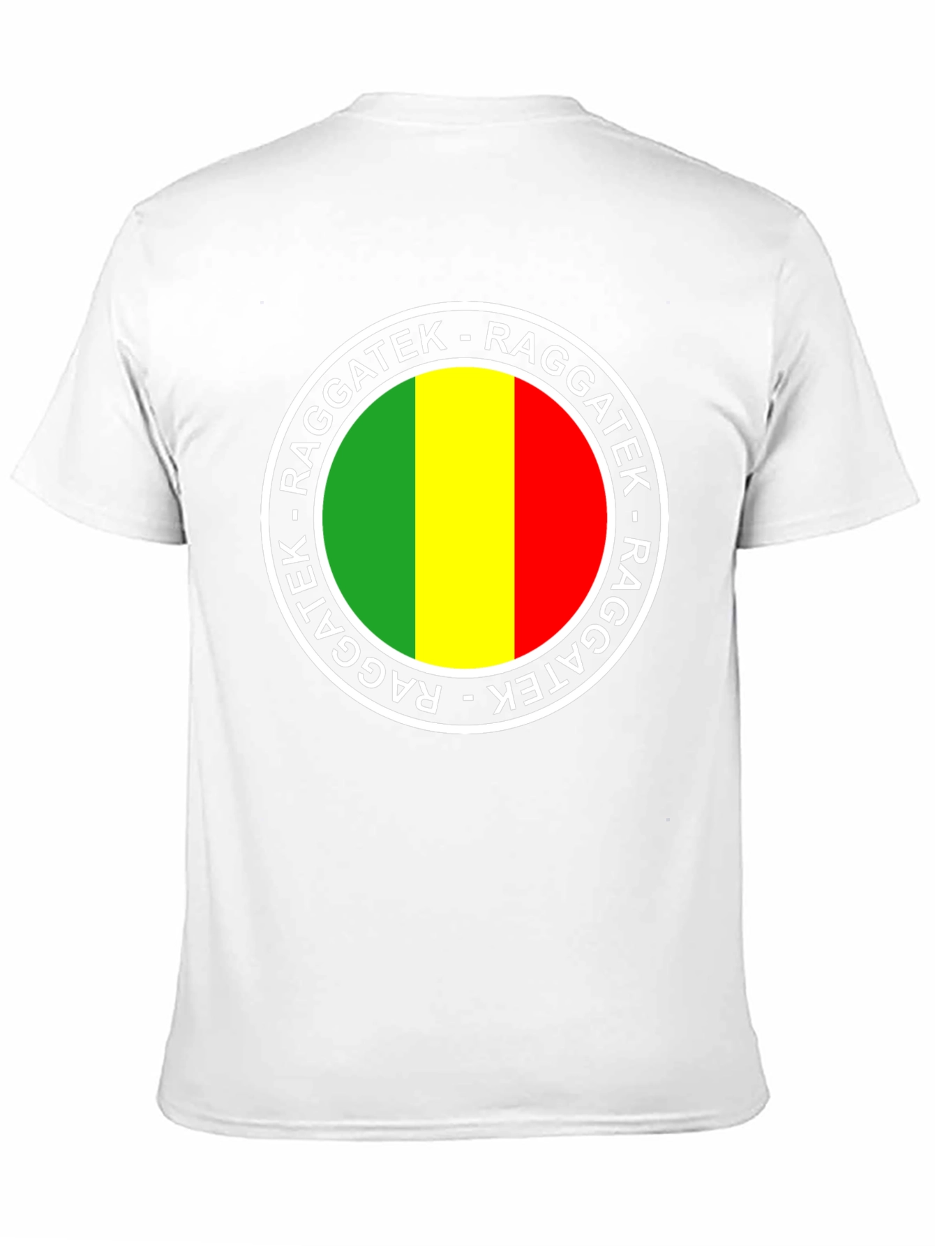 Raggatek Graphic Tee - Green Yellow Red Design