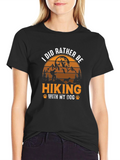 Hiking With My Dog T-Shirt
