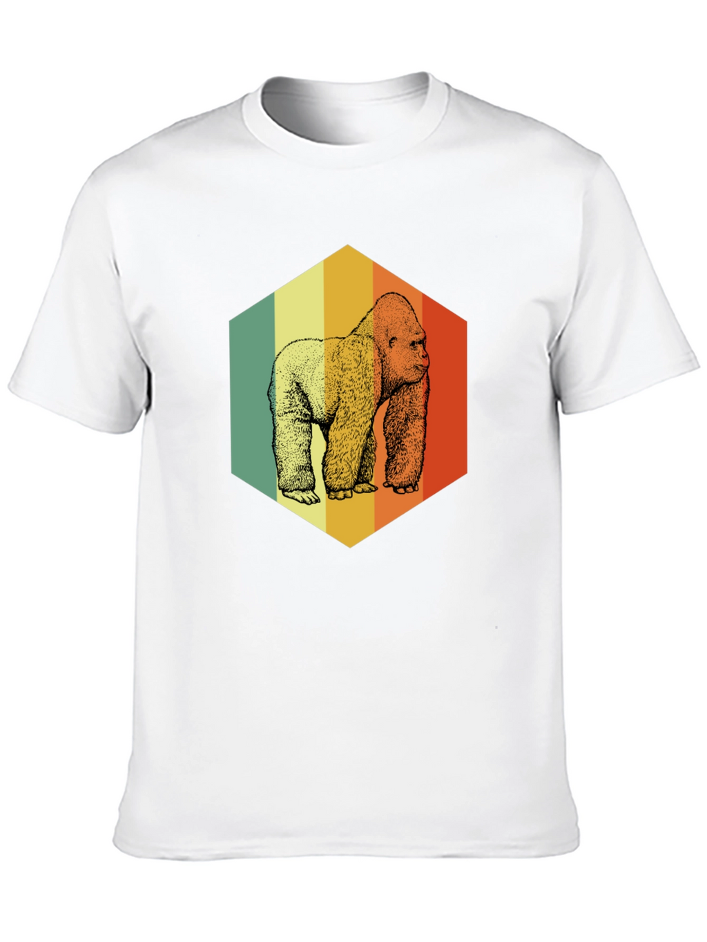 Retro Gorilla Graphic T-Shirt