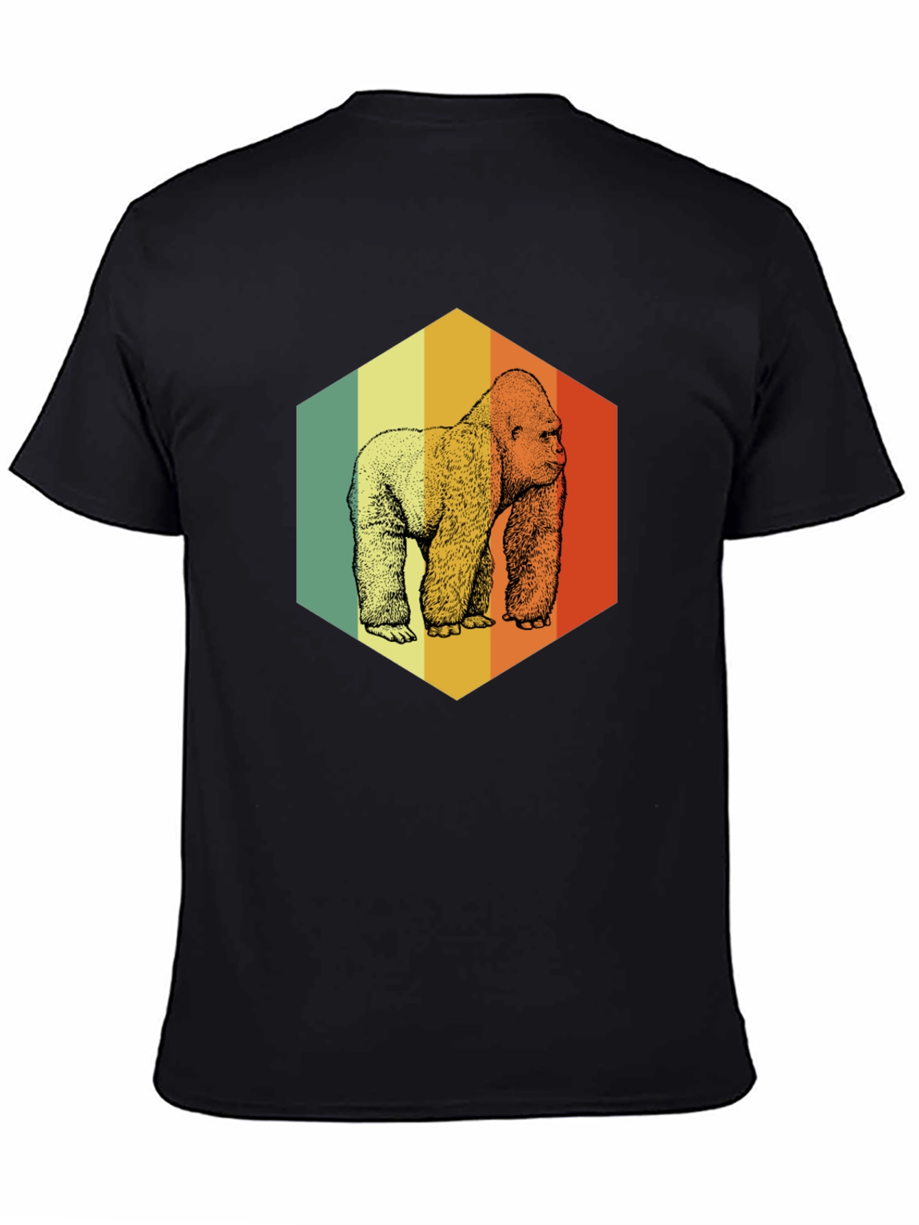 Retro Gorilla Graphic T-Shirt