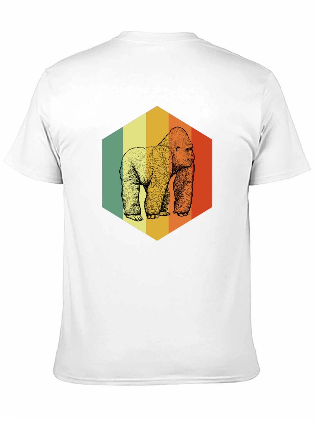 Retro Gorilla Graphic T-Shirt