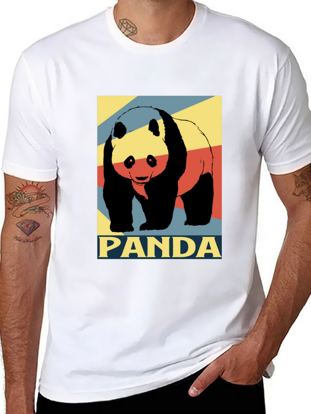 Panda Graphic Tee - Stylish Mens T-Shirt
