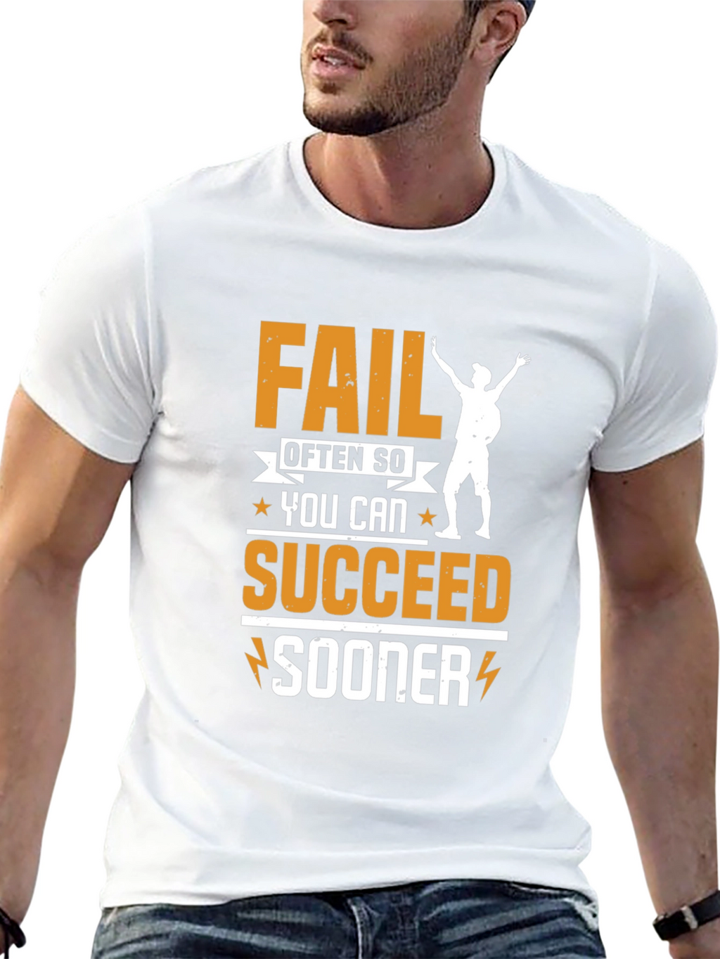 Motivational Fail Often T-Shirt