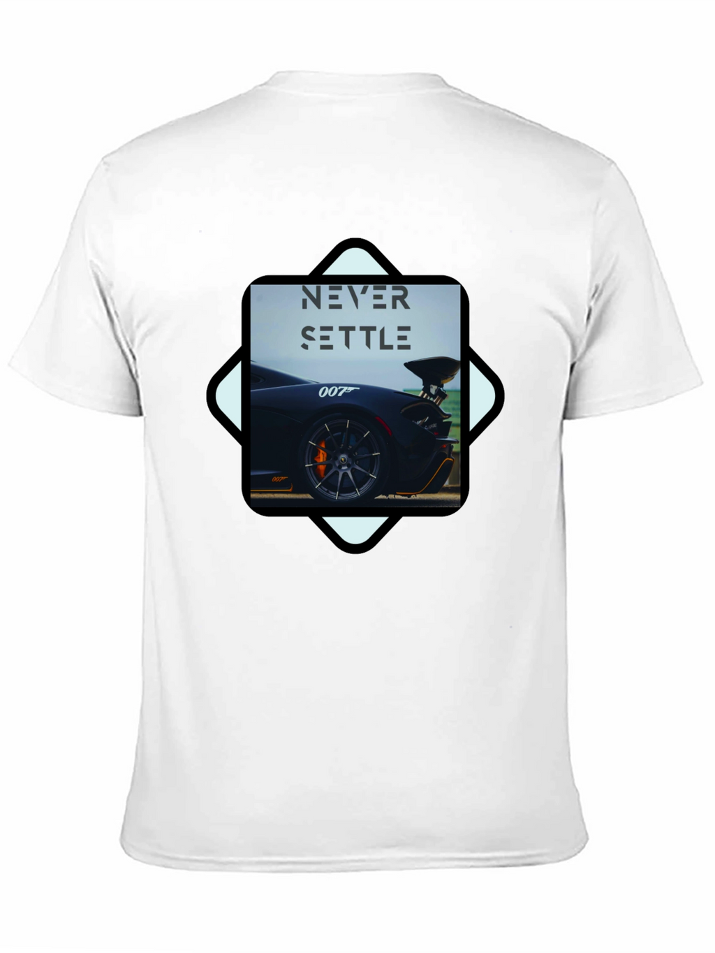 Never Settle Car T-Shirt