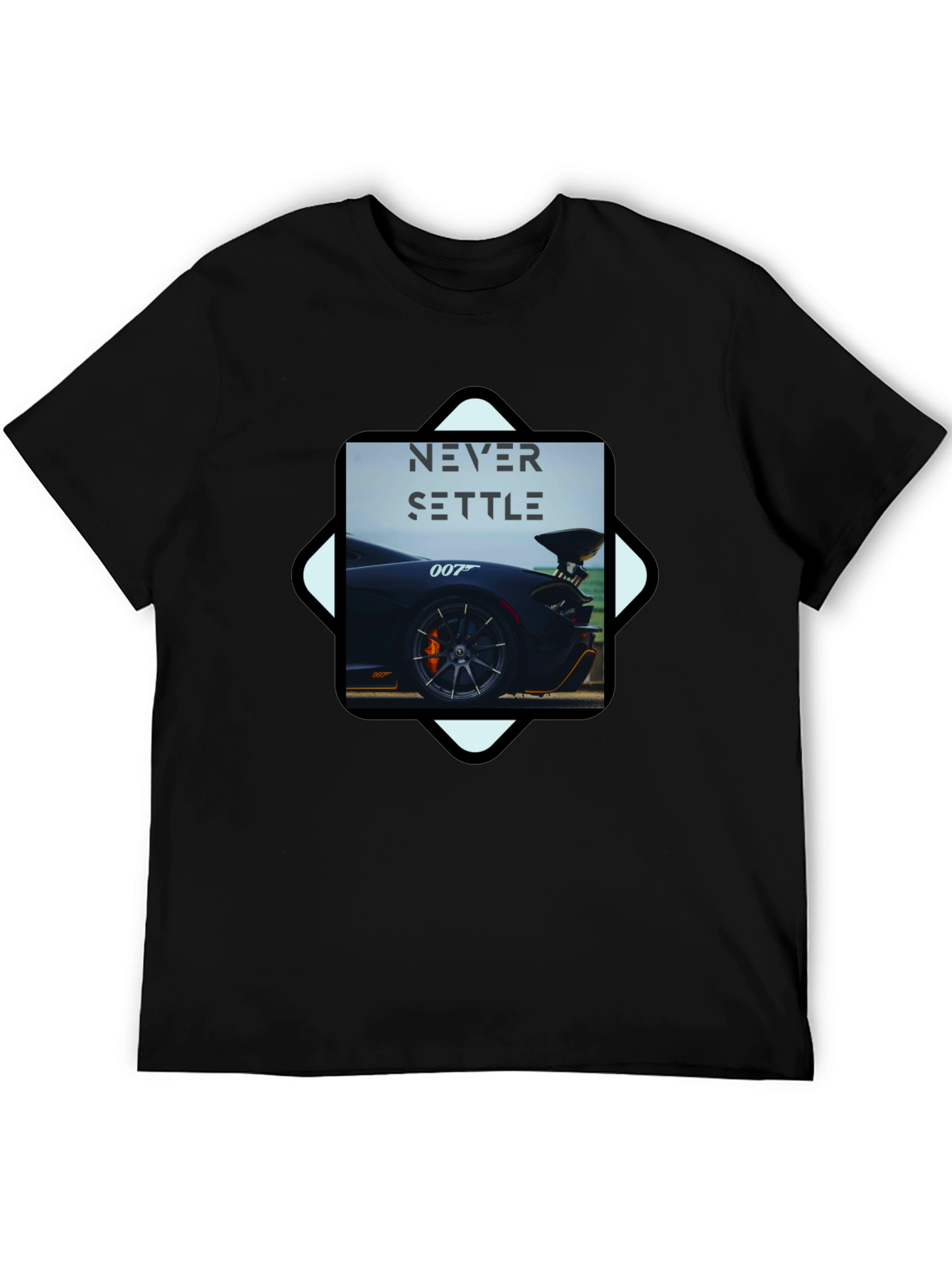 Never Settle Car T-Shirt