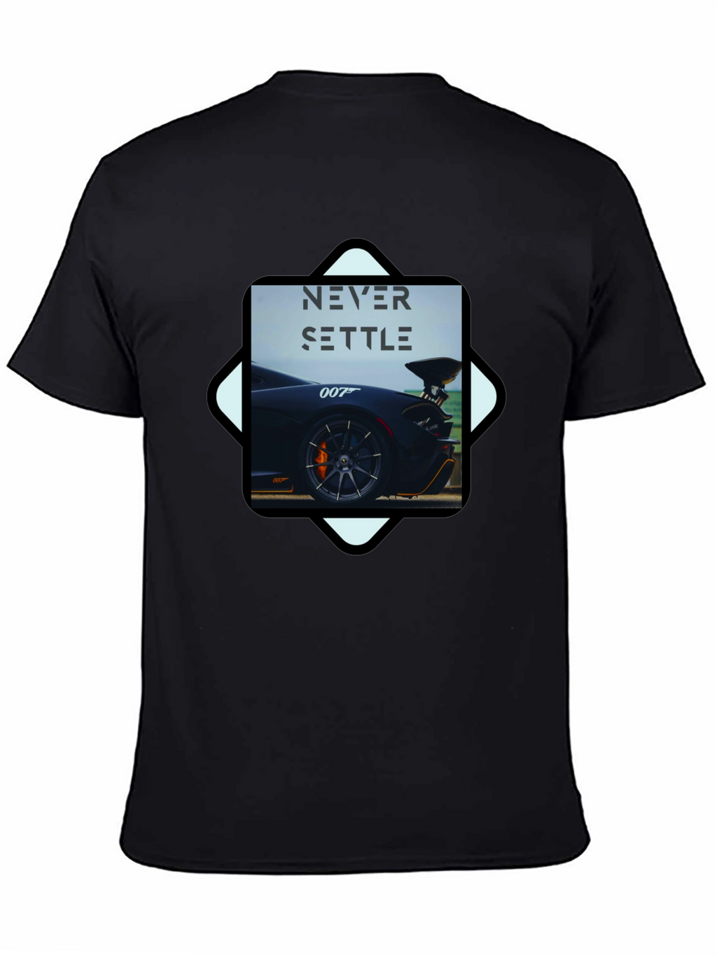 Never Settle Car T-Shirt