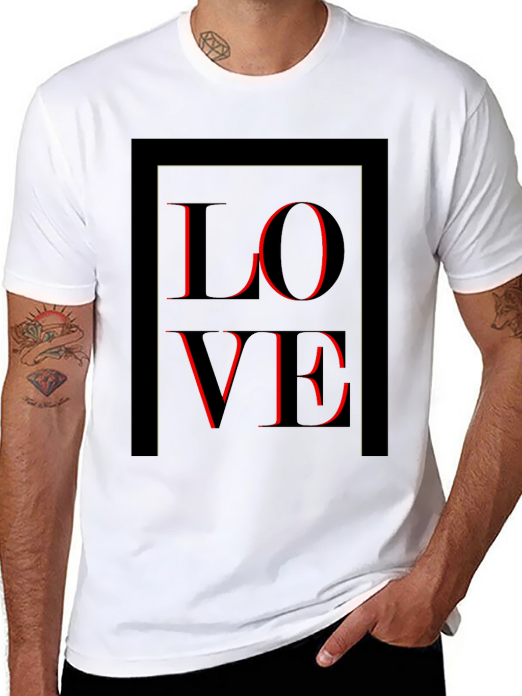 Love Graphic Print T-Shirt