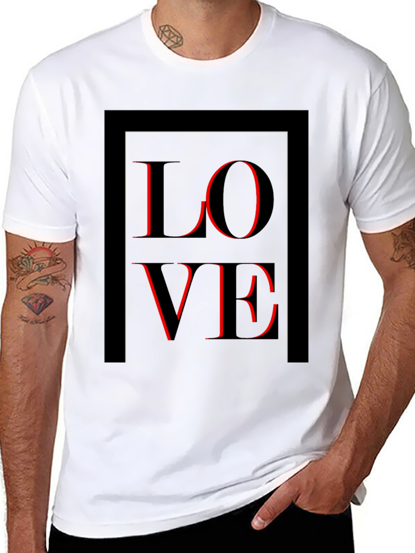 Love Graphic Print T-Shirt