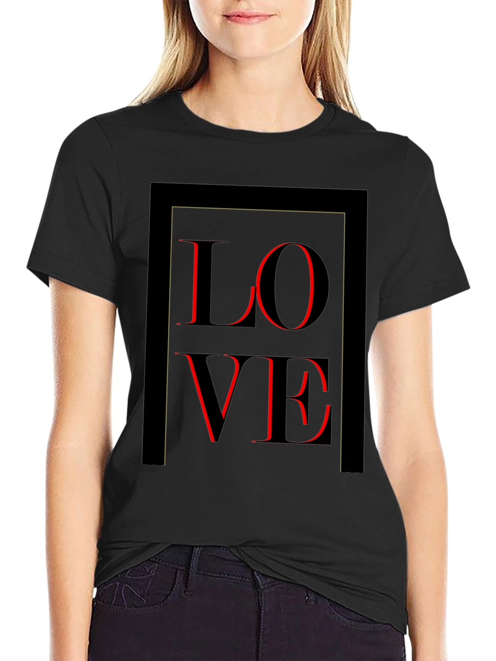 Love Graphic Print T-Shirt