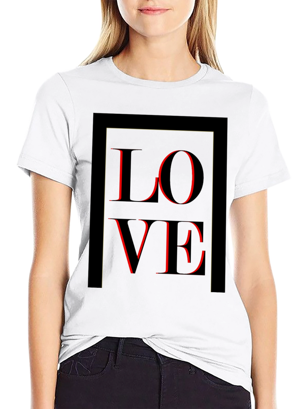 Love Graphic Print T-Shirt