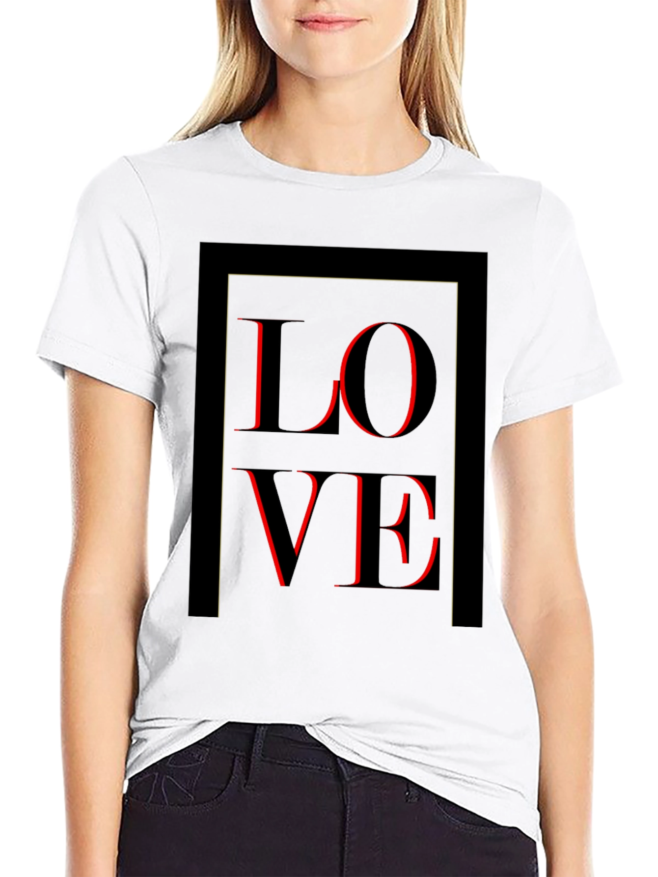 Love Graphic Print T-Shirt